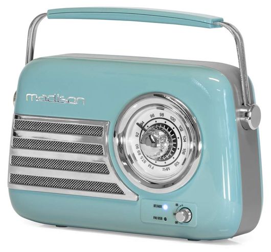 FREESOUND-VR40BLU Madison Retro radio